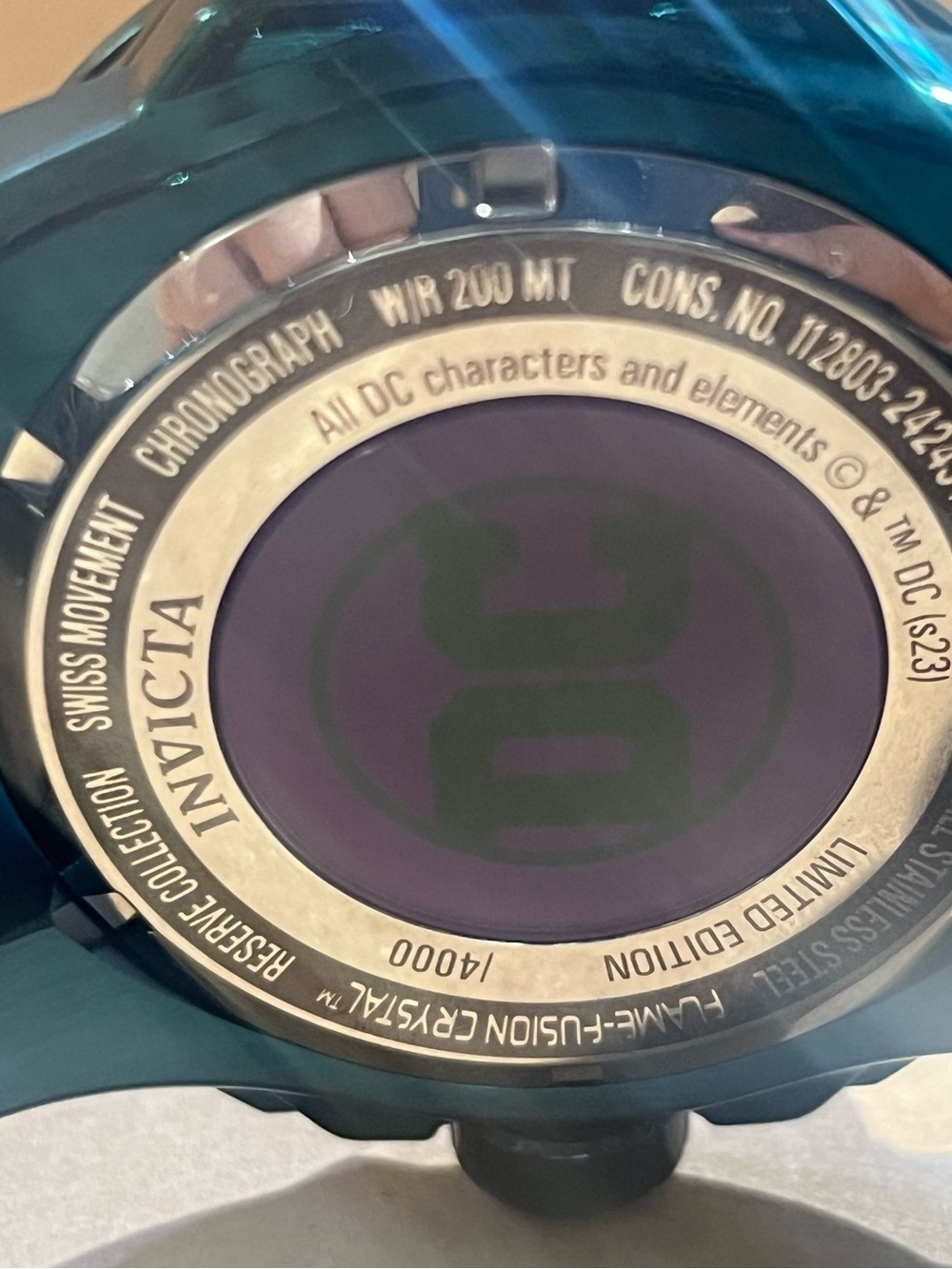 Invicta Reserve DC Comics Joker Limited Edition| 54mm |Swiss Ronda Z60 Movement - Picture 7 of 11